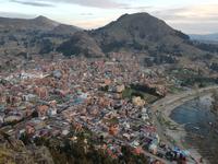 Sonnenuntergang in Copacabana in Bolivien (2)