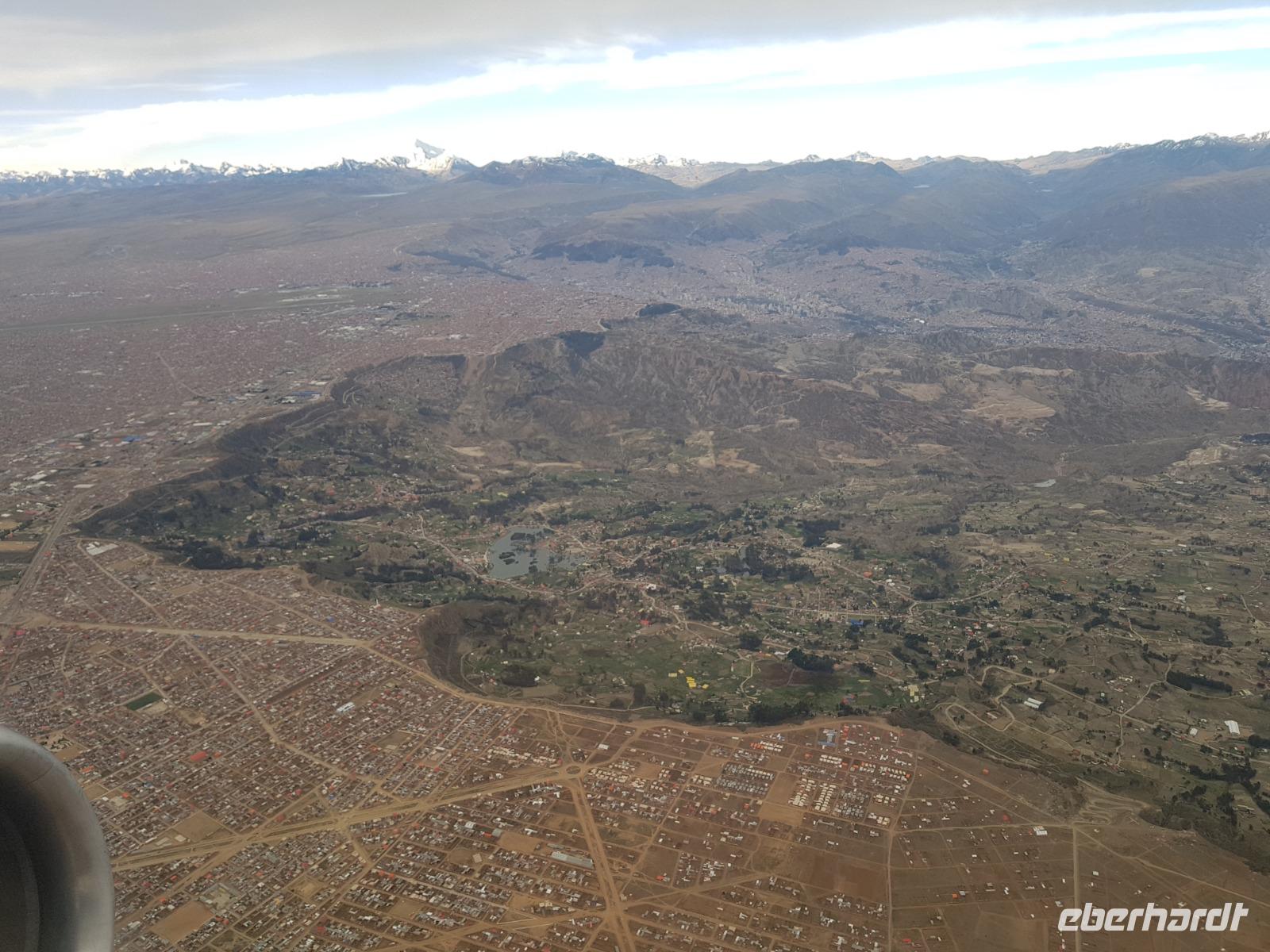 Flug von El Alto bei La Paz zurück nach Santa Cruz - Bolivien (2)