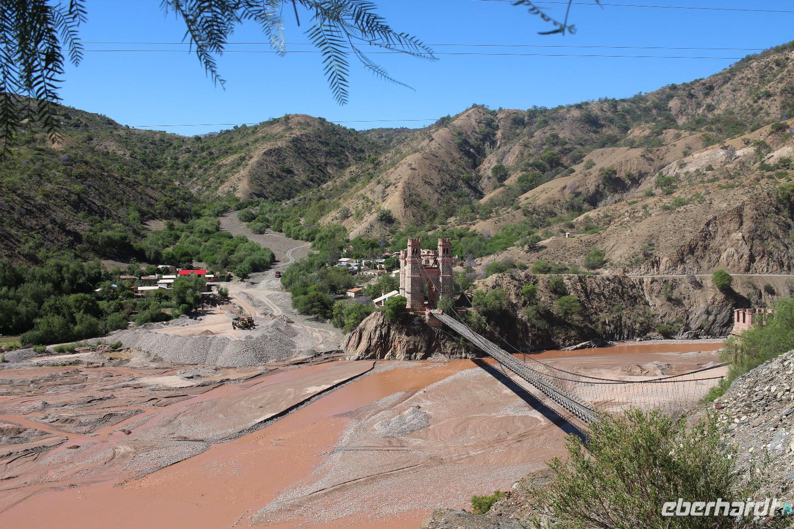 Grenze zwischen den Regionen Chuquisaca und Potosí