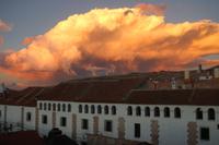 Blick auf Potosí am Abend