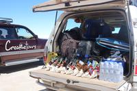 Salar de Uyuni - kleine Geschenke zum Beginn der Tour