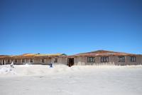 Erstes Salzhotel auf dem Salar de Uyuni