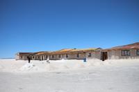 Erstes Salzhotel auf dem Salar de Uyuni