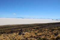 Blick auf den Salar de Uyuni