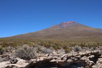 Vulkan am Salar de Uyuni