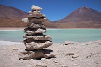 Laguna Verde am Vulkan Licancabur
