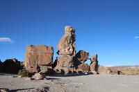 Steinformationen im Andenhochland
