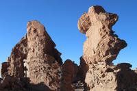 Steinformationen im Andenhochland