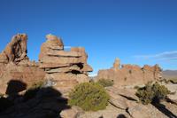Steinformationen im Andenhochland