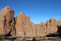 Steinformationen im Andenhochland