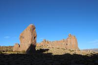 Steinformationen im Andenhochland