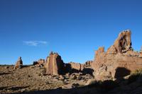 Steinformationen im Andenhochland