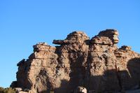 Steinformationen im Andenhochland