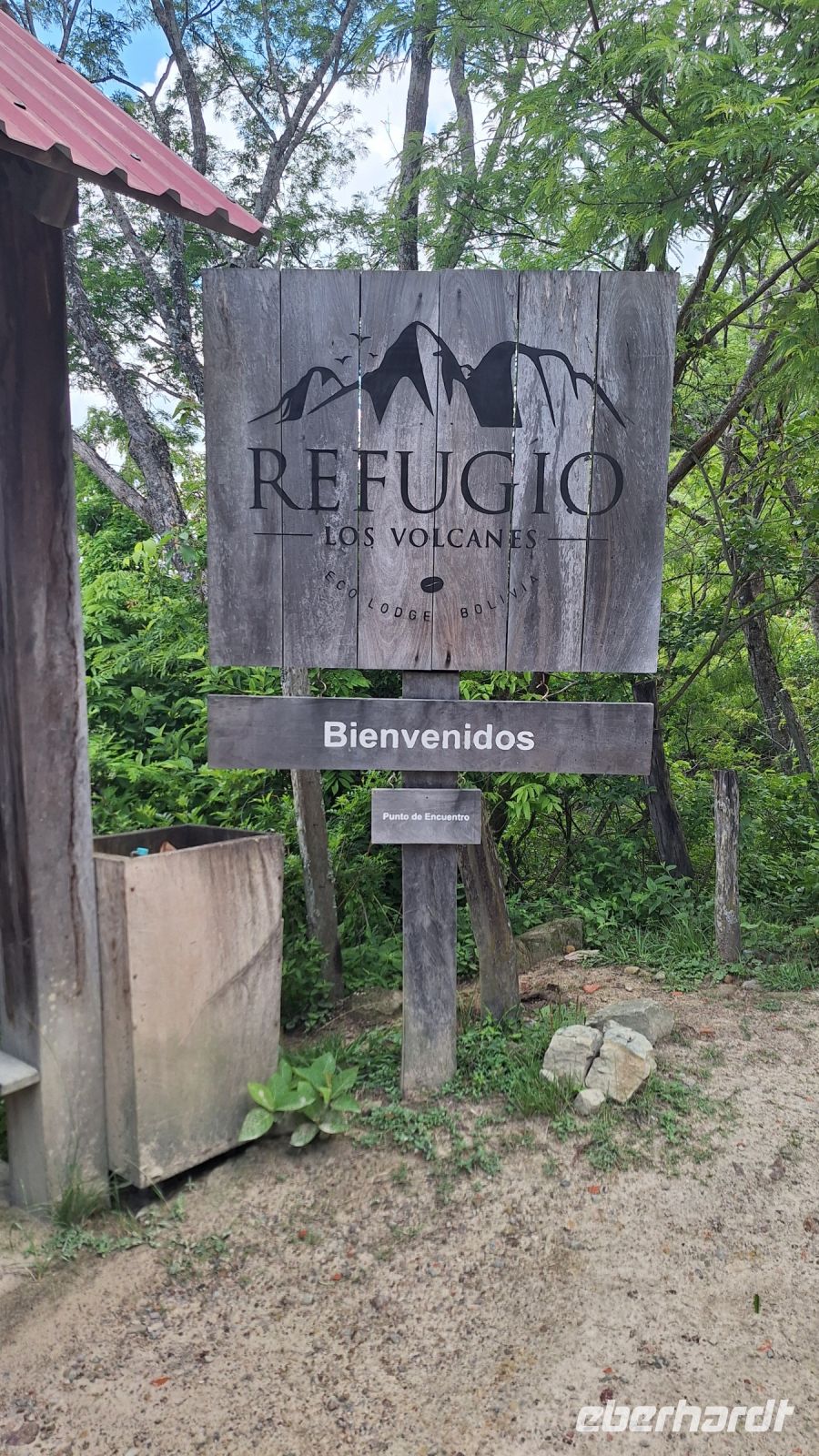 Eingang zu unsrer Unterkunft