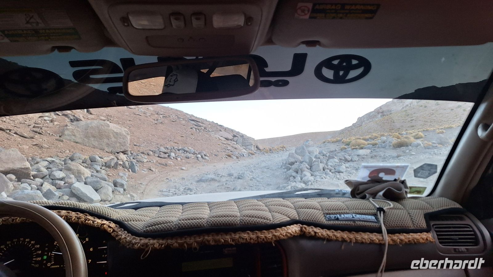 Abenteuerliche Strecke zum Hotel