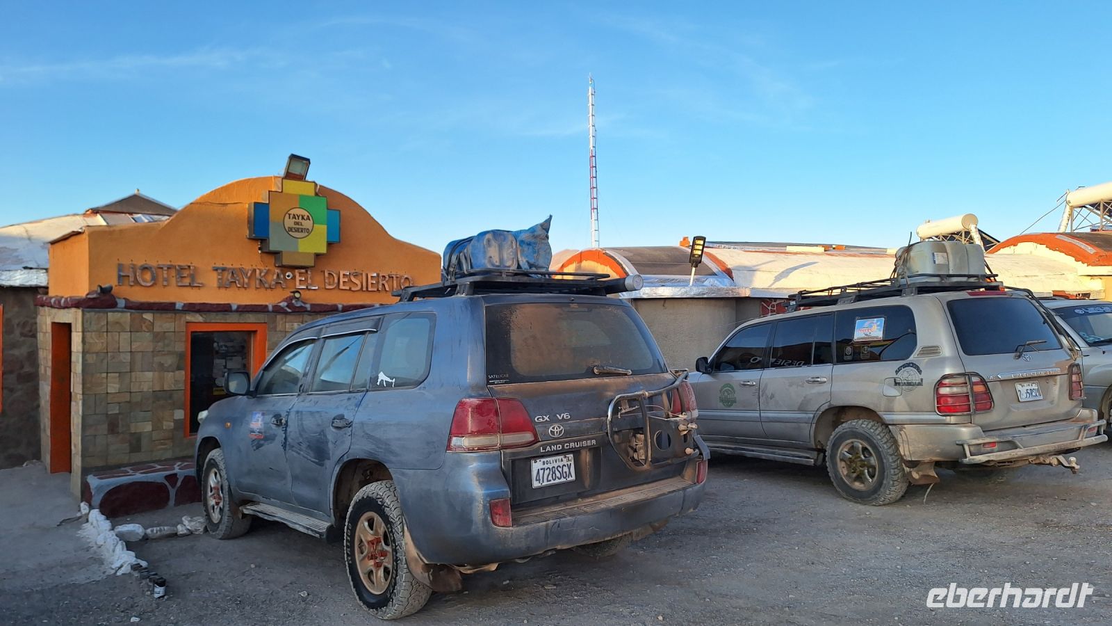 Hotel Tayka del Desierto und unsere Jeeps