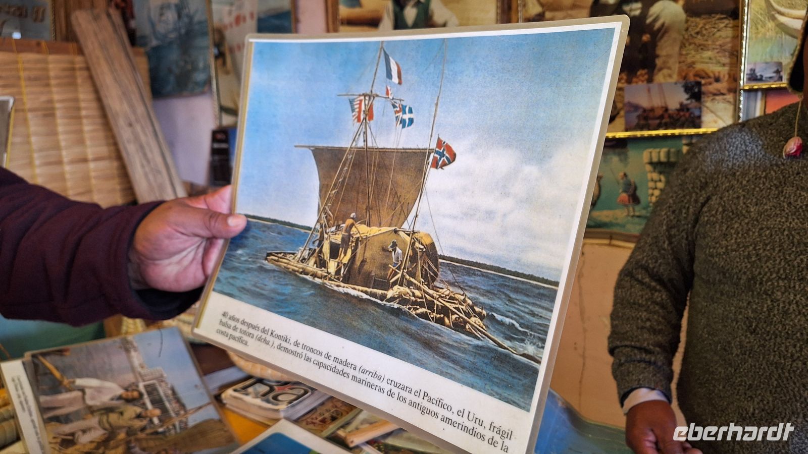 Titicacasee: Schilfbootsbauer