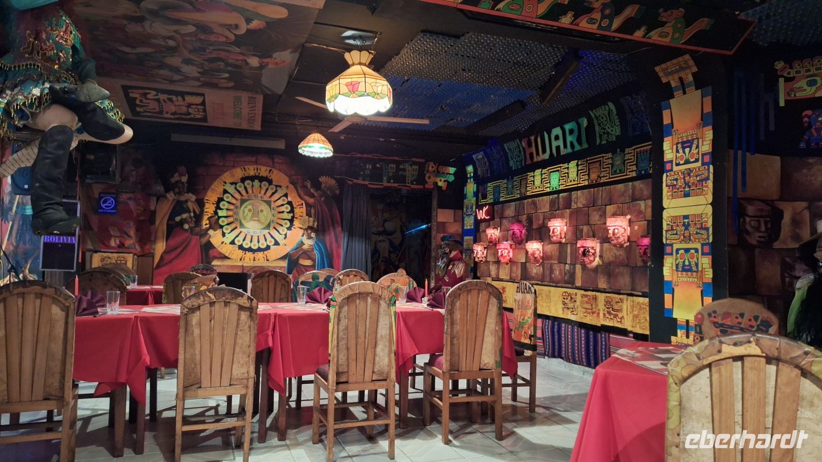 Letztes Abendessen in La Paz