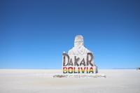 Salar de Uyuni - Denkmal Dakar Rally