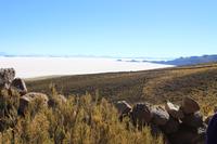 Spaziergang am Vulkan Thunupa auf dem Salar de Uyuni