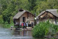 Kalimantan fischerdorf