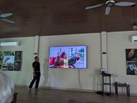 414. Vortrag zu den Orang Utans in der Rainforest Lodge Sukau