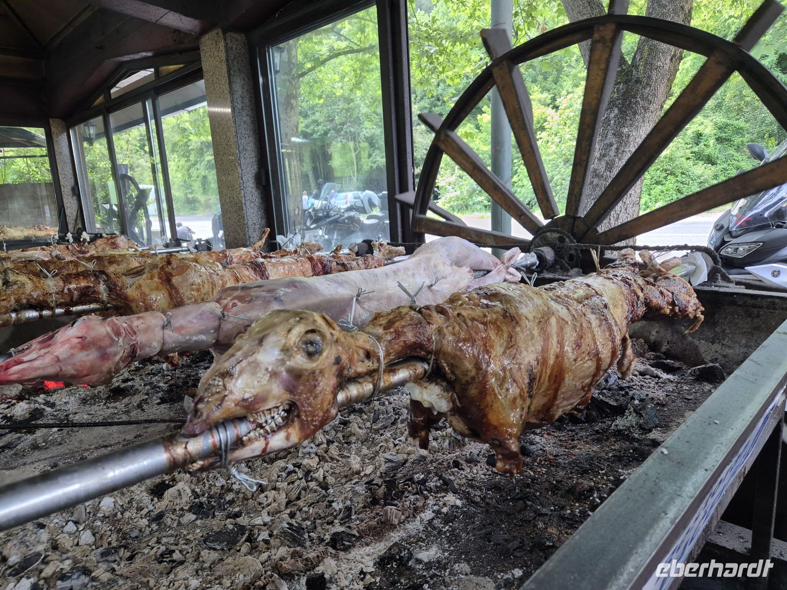 Tag 4 - Lamm über dem Feuer gebraten