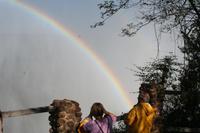 Naturwunder mit Regenbogen