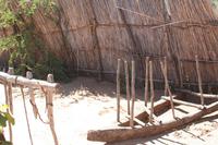 In Namibia gibt es auch Schlitten, aber keinen Schnee