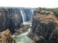 Simbabwe - Victoria Wasserfälle - Blick nach Sambia