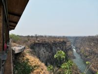 Simbabwe - Vic Fall - Blick vom Lookout Cafe