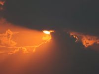 Simbabwe - Bootsfahrt auf dem Sambesi - Sonnenuntergang