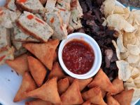 Bootsfahrt auf dem Kwando - kleine Snacks zum Sundowner