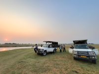 Pirschfahrt am Chobe - Sonnenuntergang
