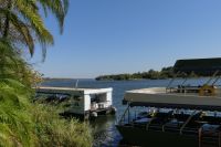 Sambesi Ufer an der Lodge