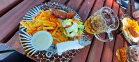 Namibia - Ndhovu River Lodge - Mittag mit Curry Wurst & Co