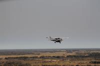 Flug über das Okavango-Delta