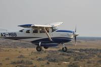 Flug über das Okavango-Delta