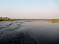 Bootsfahrt auf dem Kwando 