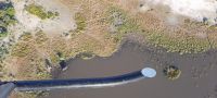 Botswana - Flug über das Delta mit Open Door Helicopters