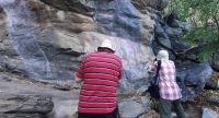 Botswana - Tsodilo Hills - Felsmalereien hautnah