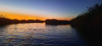 Namibia - Sonnenuntergang am Kwando