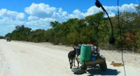 Von Botswana nach Namibia - Kalahari Ferrari Panne