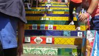 Rio de Janeiro, Lapa, gekachelte Treppe des chilenischen Künstlers Sela &ndash; &copy; Frank Nimschowski (Eberhardt TRAVEL)
