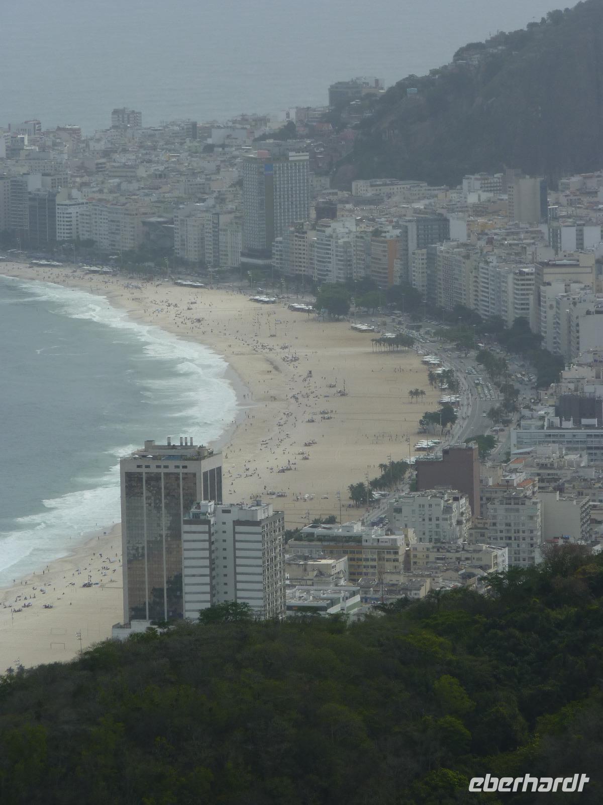 073b Rio - Zuckerhut - Blick auf die Copacabana