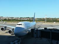 231 Die Boing 747 Dresden für den Flug nach Frankfurt