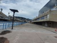 Blick ins Sambadrom (Sambodromo) Brasilien Rio de Janeiro Karneval