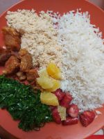 Mittagessen im Restaurant in der Altstadt in Rio de Janeiro