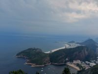 Blick auf den Strand Copacabana und die kleine Bucht unterhalb vom Zuckerhut @Anette Rietz