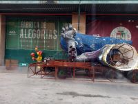 Stopp in der Karnevalsstadt in Rio de Janeiro bei den Sambaschulen @Anette Rietz